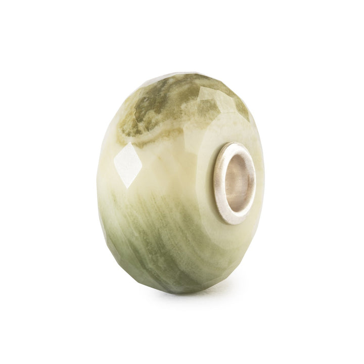 Trollbeads Bead Calcite Giallo-Verde sfaccettato - Pietra naturale sfaccettata