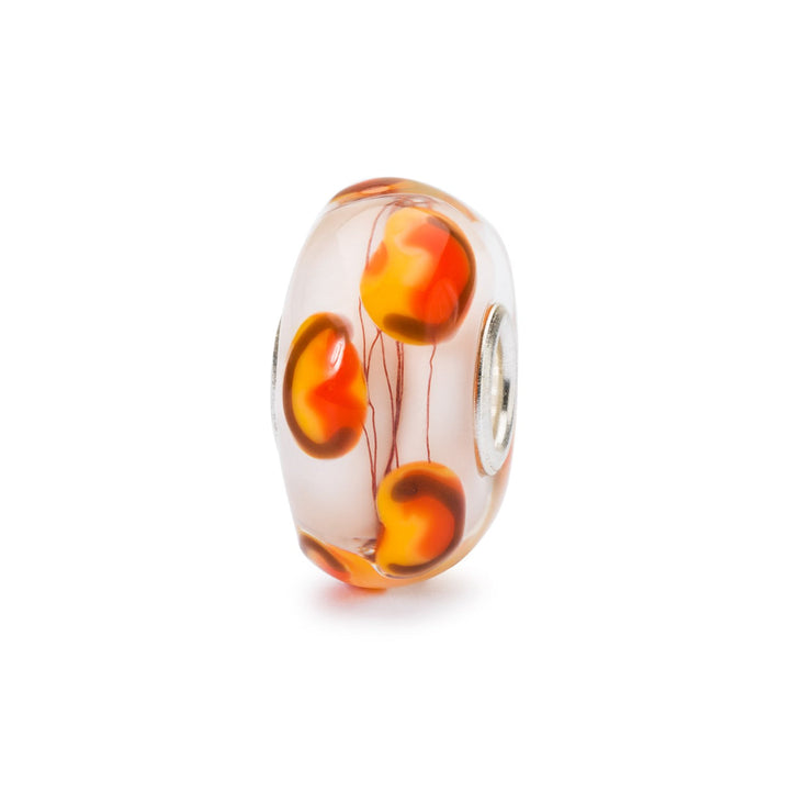 Trollbeads Bead Campo di Papaveri - Vetro lavorato a mano