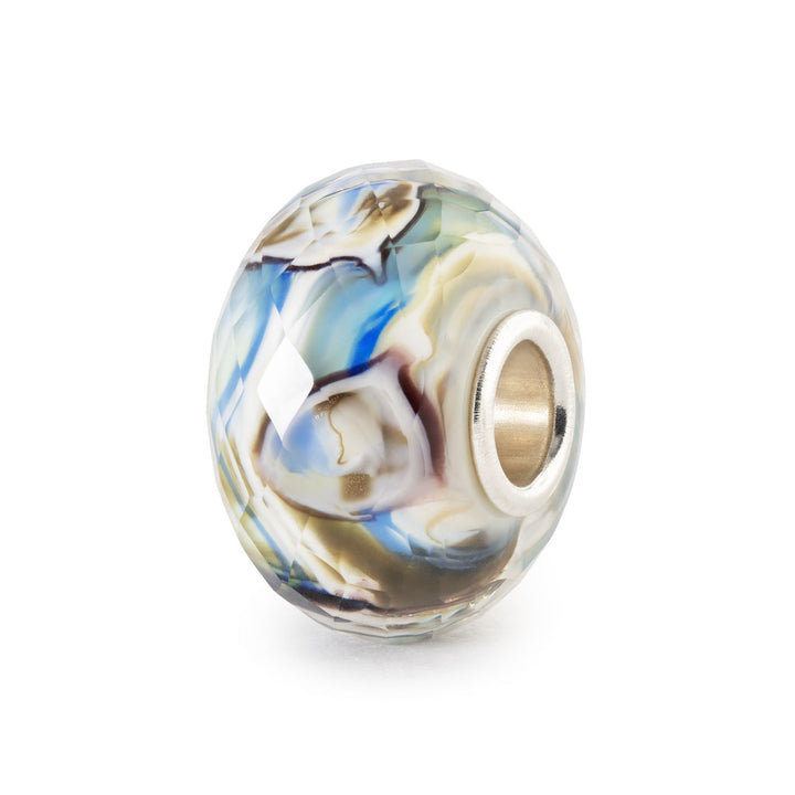 Trollbeads Bead Chiarezza Interiore sfaccettato - Vetro sfaccettato lavorato a mano
