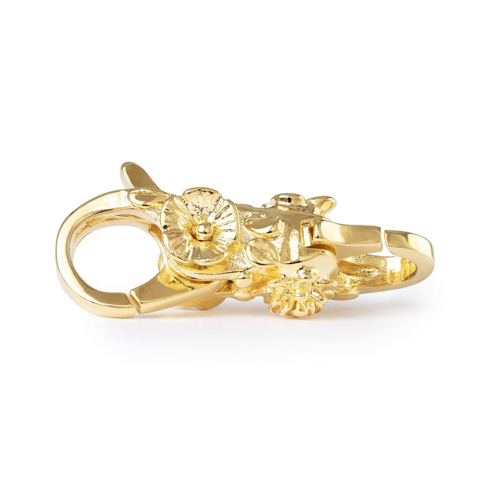 Trollbeads Chiusura Petali, placcata oro - Argento 925 placcato oro 18 kt