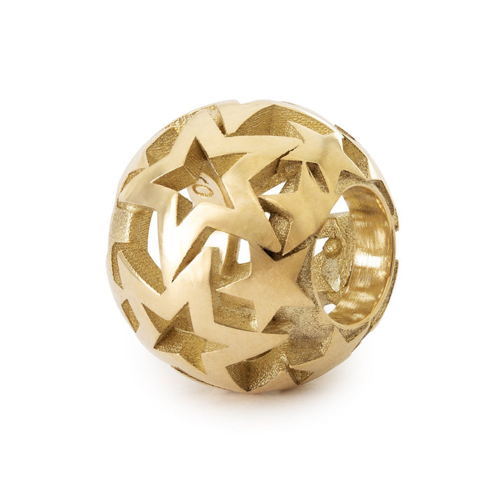 Trollbeads Bead Coperta di Stelle, Oro - Oro