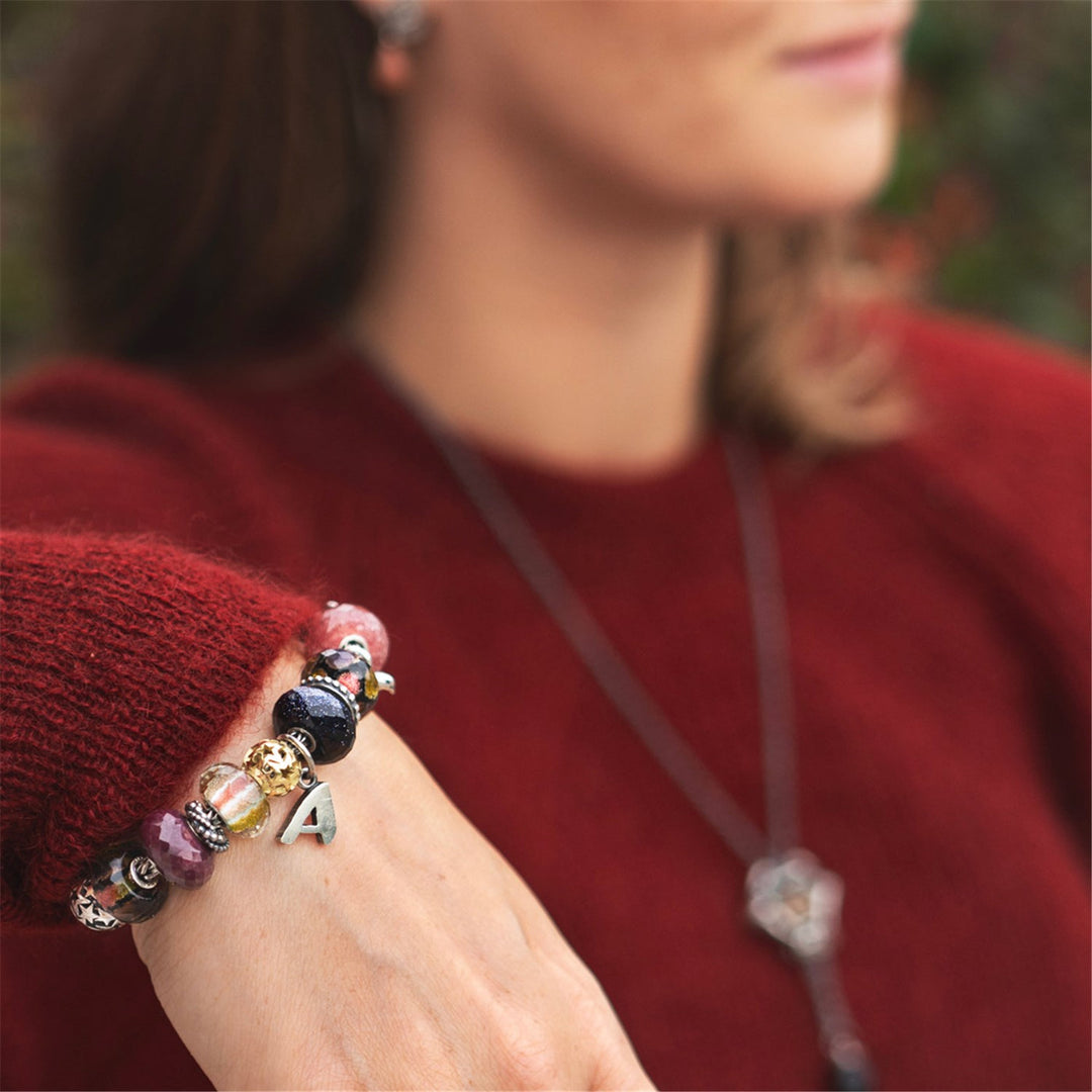 Trollbeads Bead Coperta di Stelle, Oro - dettaglio 1