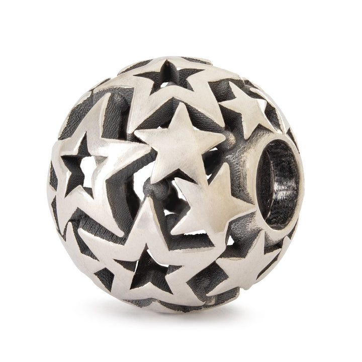 Trollbeads Bead Coperta di Stelle - Argento 925