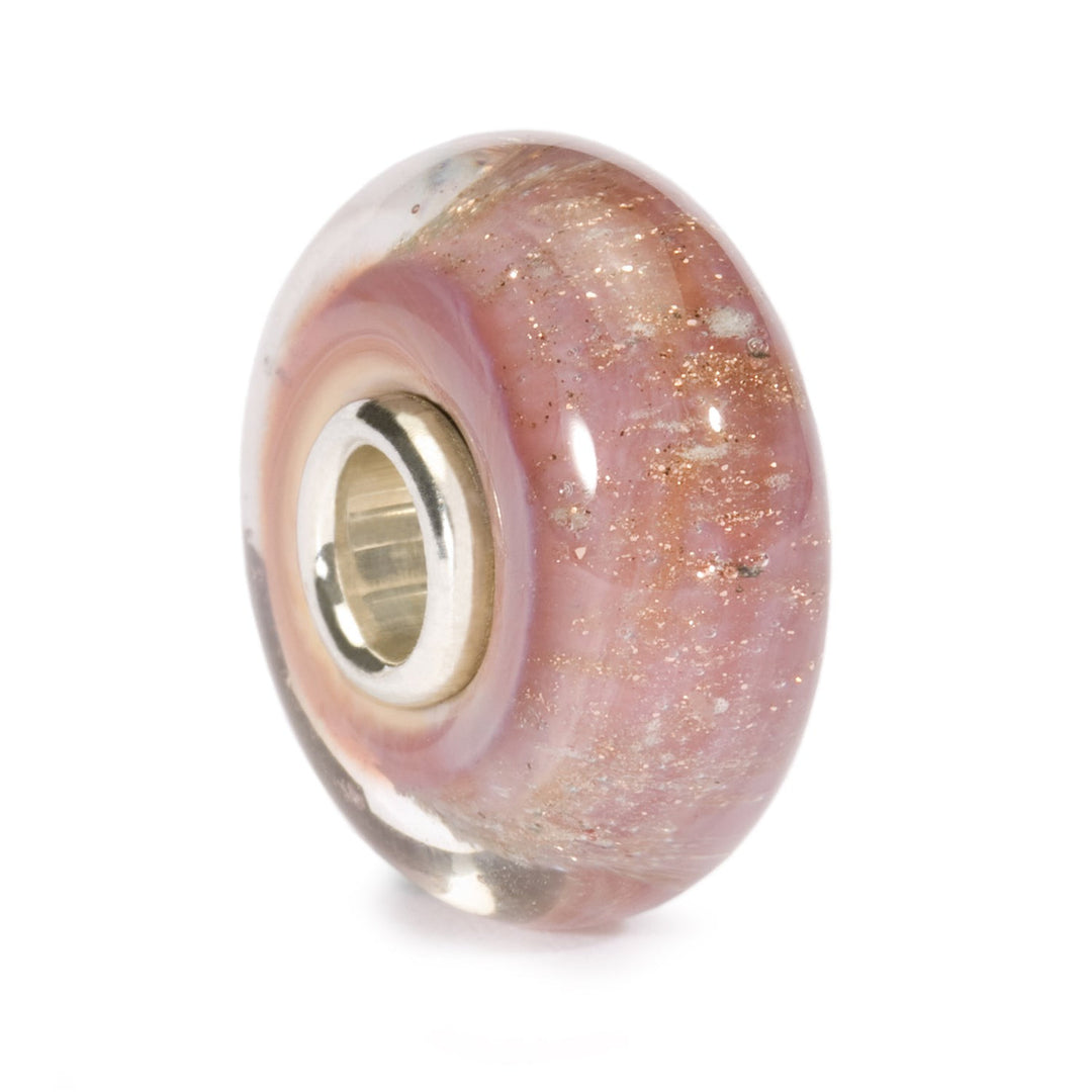 Trollbeads Bead Deserto Rosa Universale - Vetro lavorato a mano