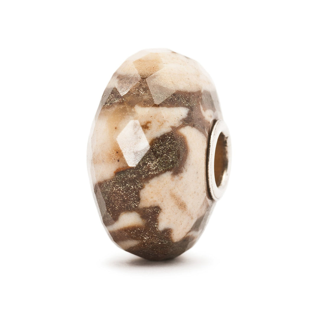 Trollbeads Bead Diaspro Zebra sfaccettato - Pietra naturale sfaccettata