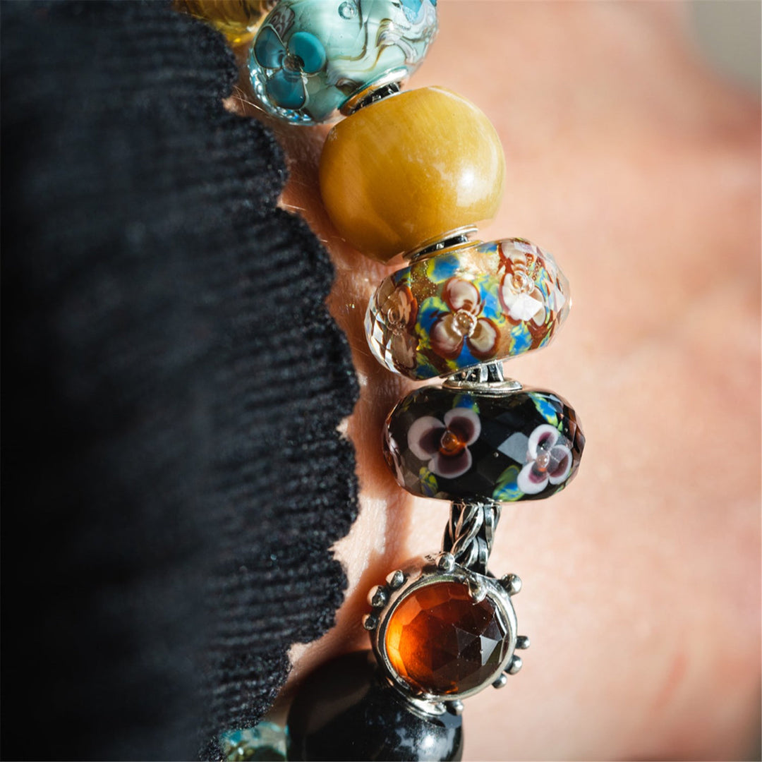 Trollbeads Bead Fantasia di Fiori sfaccettato - dettaglio 1