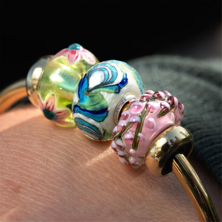 Trollbeads Bead Fiore Rosa - dettaglio 3