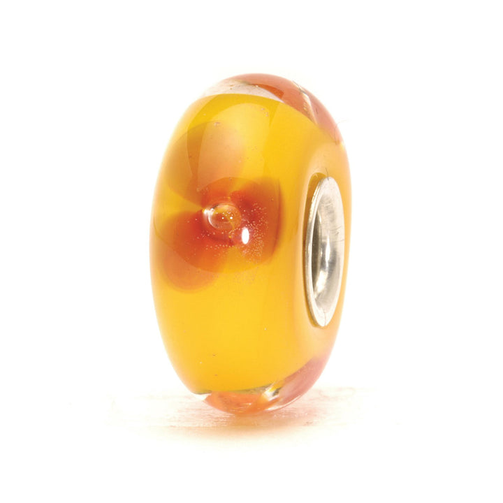 Trollbeads Bead Fiore Rosso - Vetro lavorato a mano