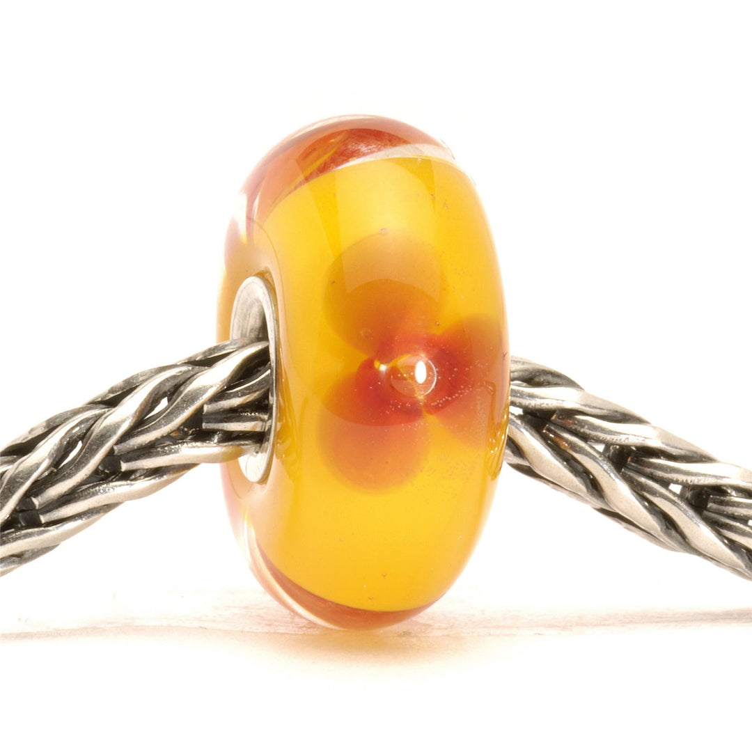 Trollbeads Bead Fiore Rosso - dettaglio 1