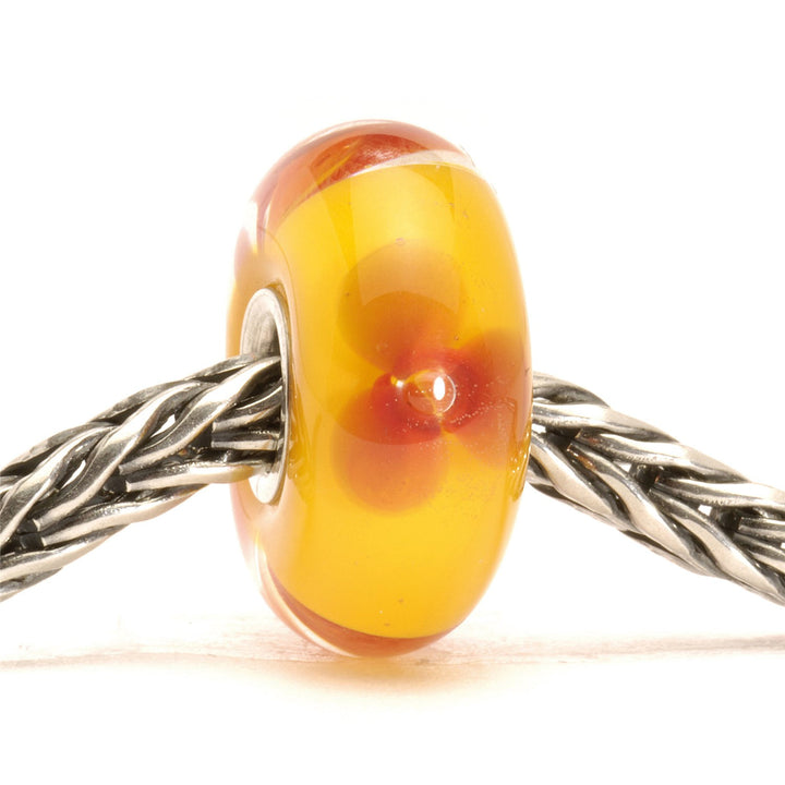Trollbeads Bead Fiore Rosso - dettaglio 1