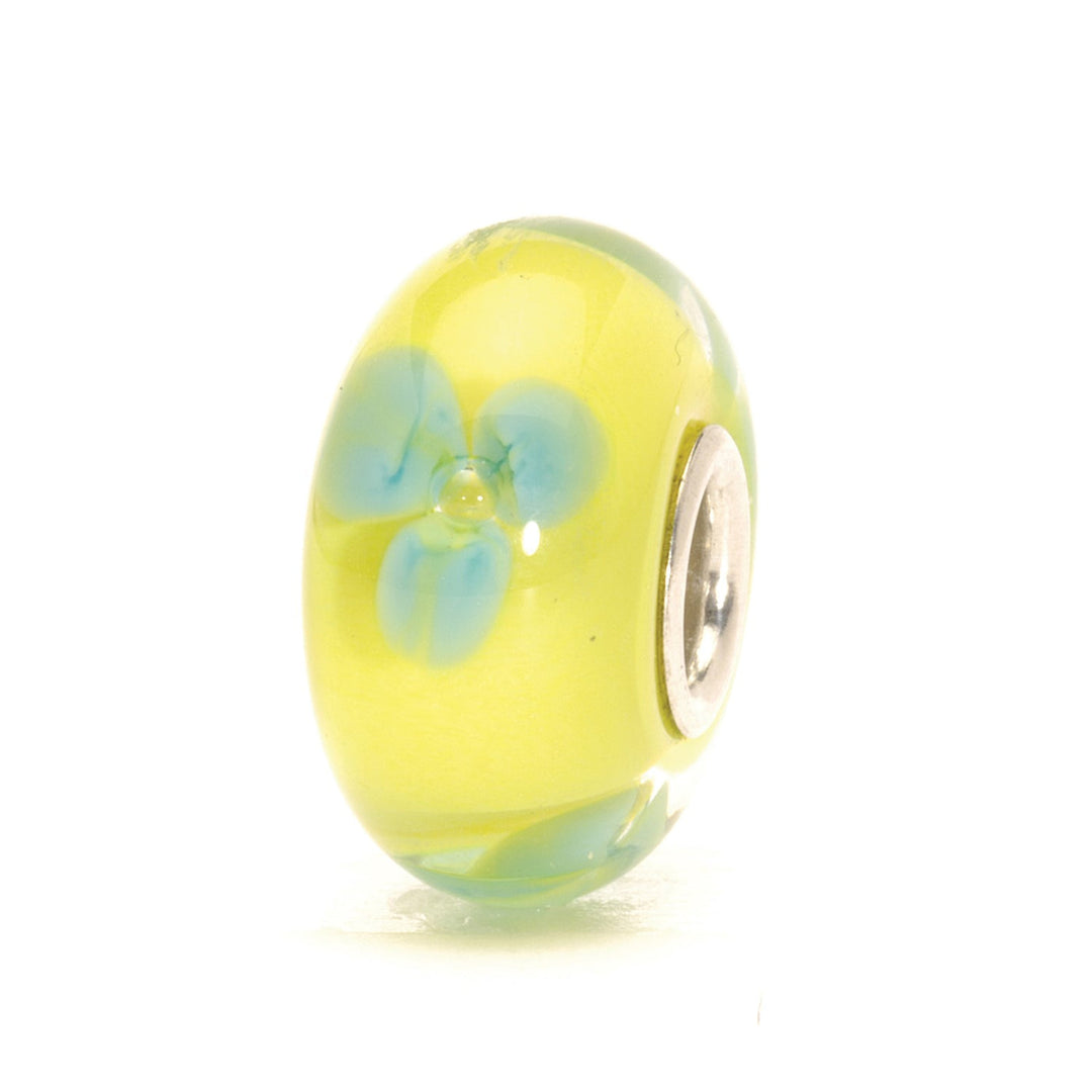 Trollbeads Bead Fiore Turchese - Vetro lavorato a mano