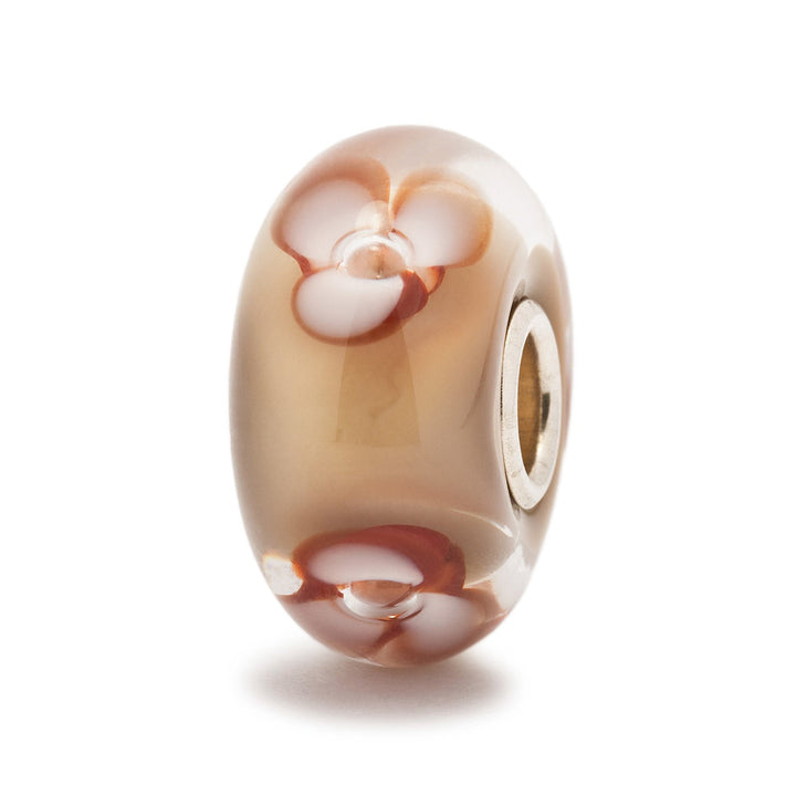 Trollbeads Bead Fiori Cappuccino - Vetro lavorato a mano