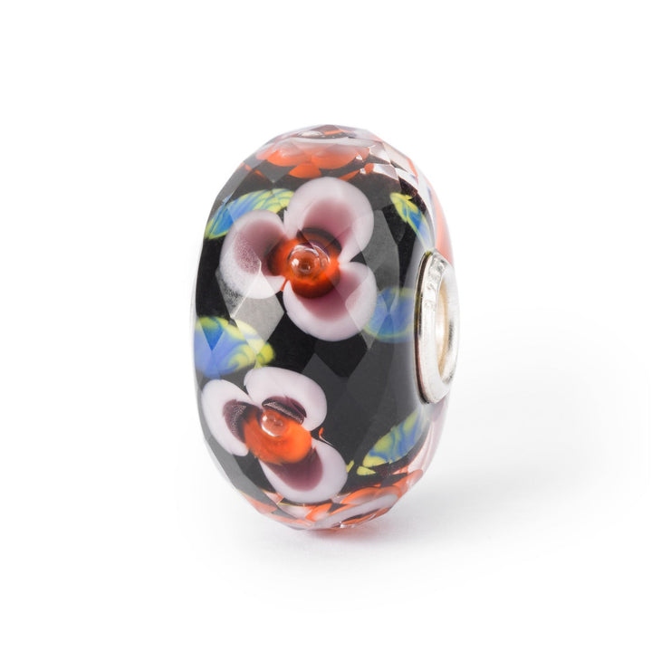 Trollbeads Bead Fiori di campo sfaccettato - Vetro sfaccettato lavorato a mano