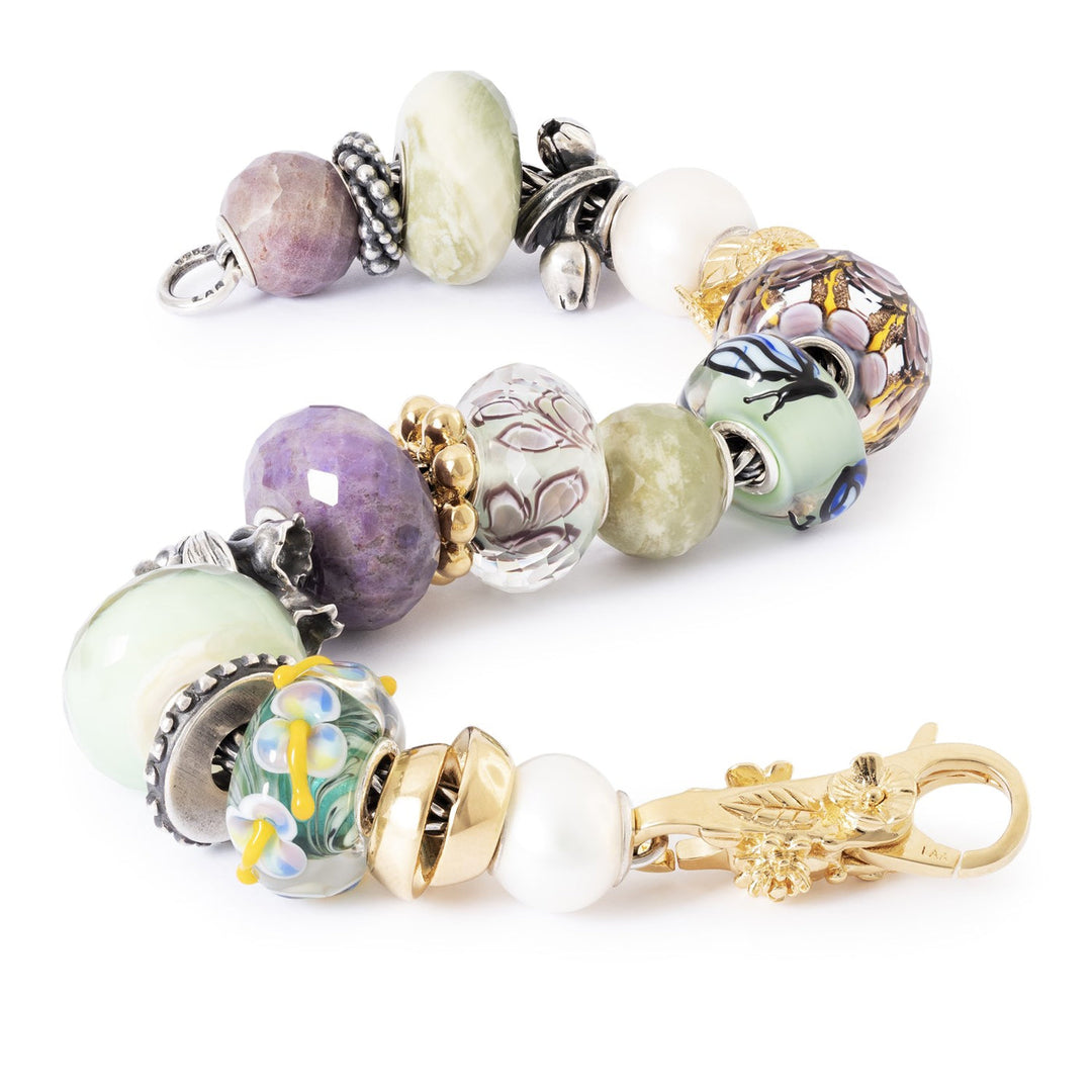 Trollbeads Bead Foglie del Silenzio sfaccettato - dettaglio 3