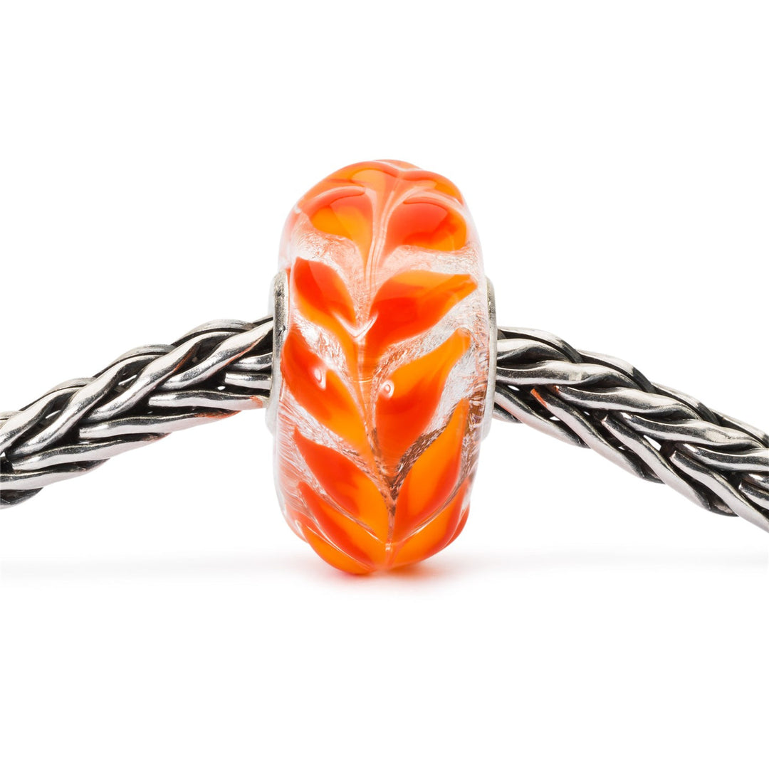 Trollbeads Bead Foliage Dorato - dettaglio 1