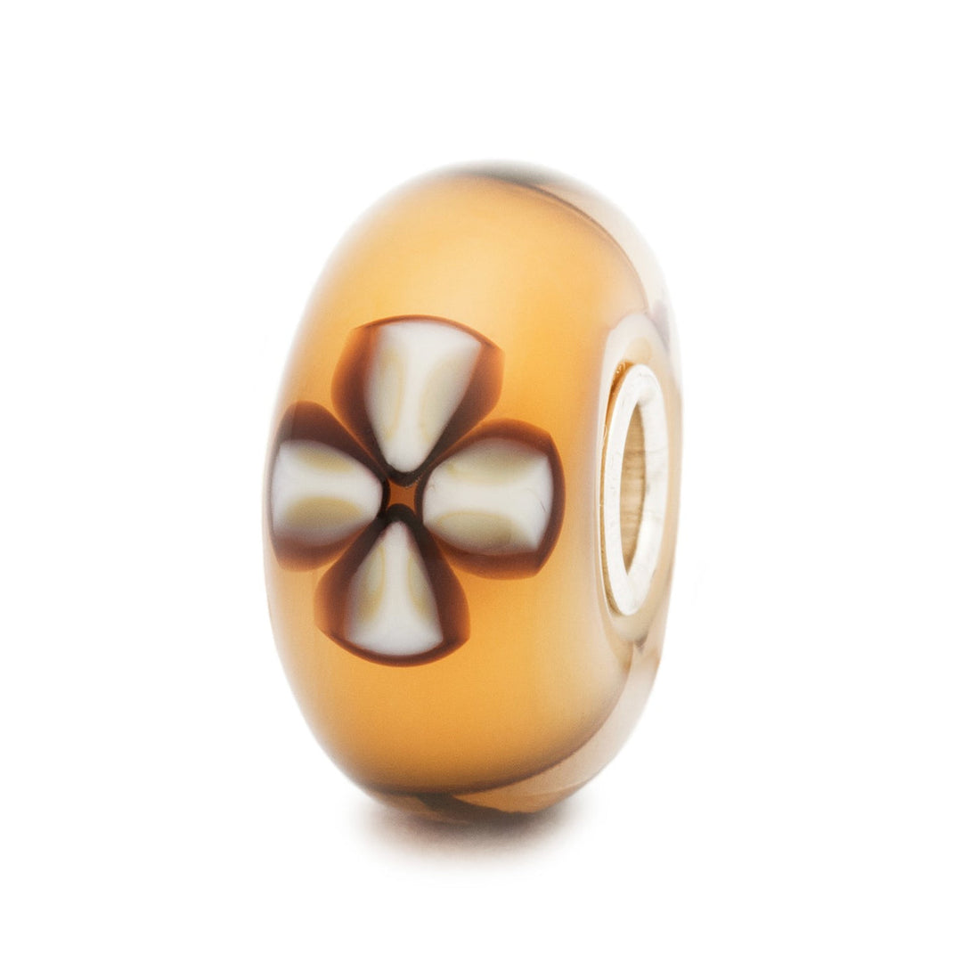 Trollbeads Bead Fortuna Dorata - Vetro lavorato a mano