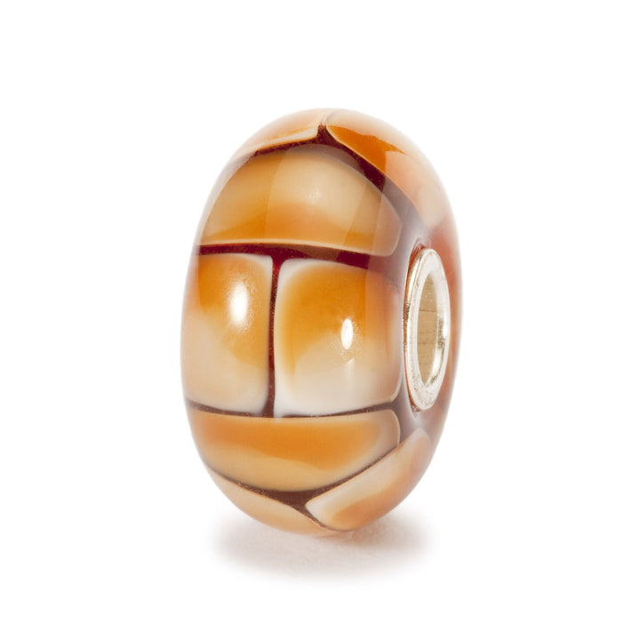 Trollbeads Bead Fusione Marrone - Vetro lavorato a mano