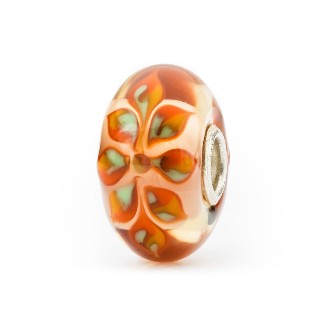 Trollbeads Bead Giglio della Purezza - Vetro lavorato a mano