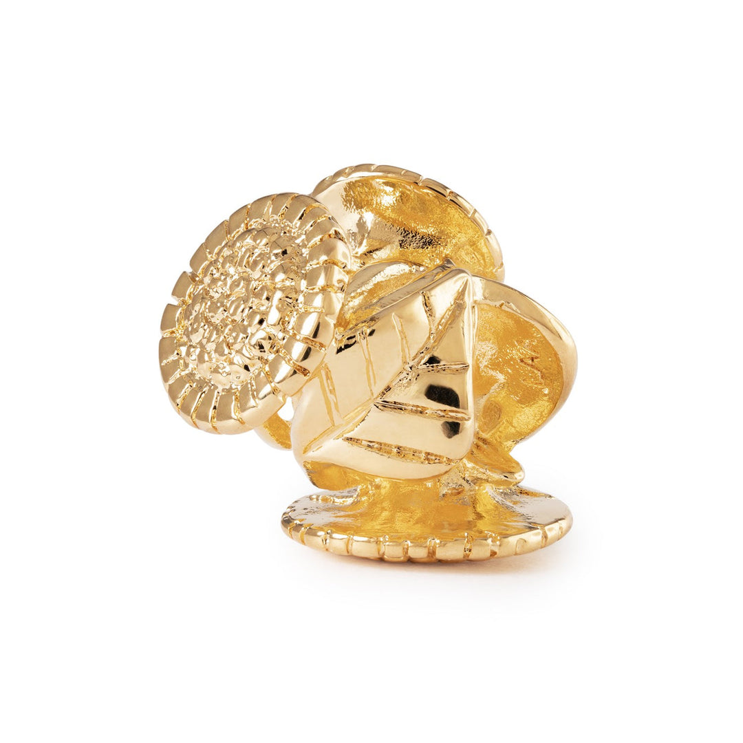 Trollbeads Bead Girasole, placcato oro - dettaglio 3