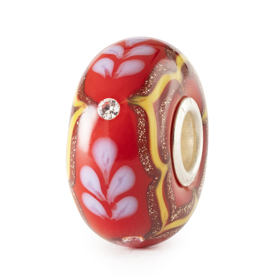 Trollbeads Bead Luce di Seta Rubino