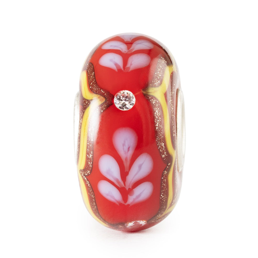 Trollbeads Bead Luce di Seta Rubino - dettaglio 1