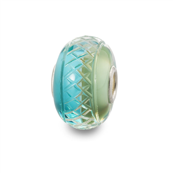 Trollbeads Bead Menta Piperita - Vetro lavorato a mano