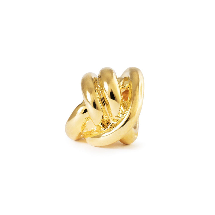Trollbeads Bead Nodo della Fortuna, placcato oro - dettaglio 1