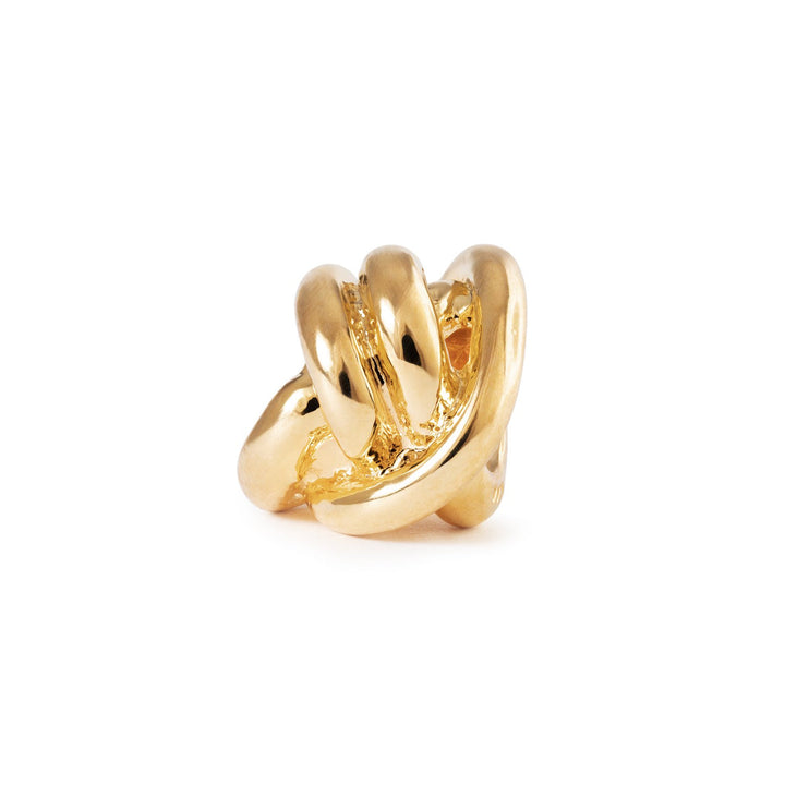 Trollbeads Bead Nodo della Fortuna, placcato oro - dettaglio 3