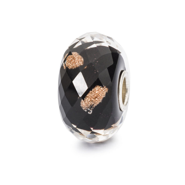Trollbeads Bead Notte di Luce sfaccettato - Vetro sfaccettato lavorato a mano