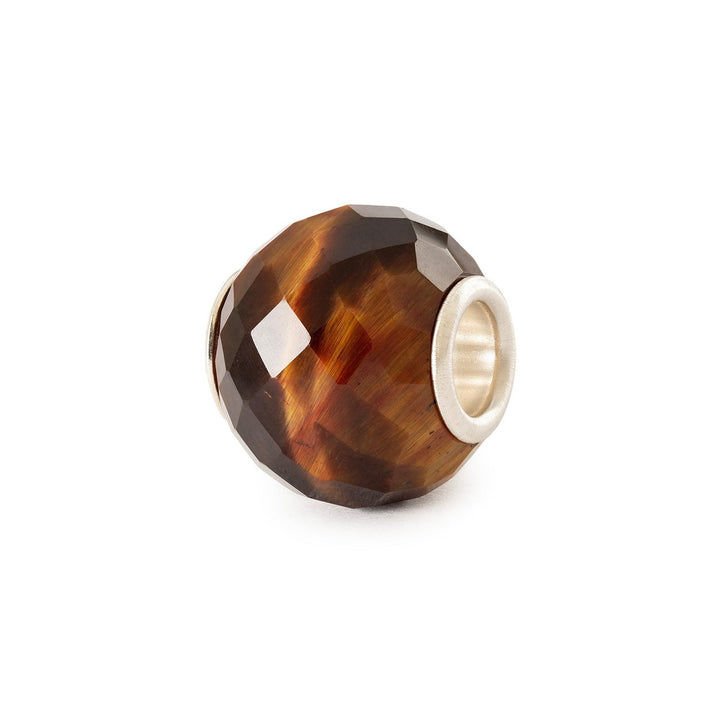 Trollbeads Bead Occhio di Tigre Giallo Rotondo Sfaccettato - dettaglio 3