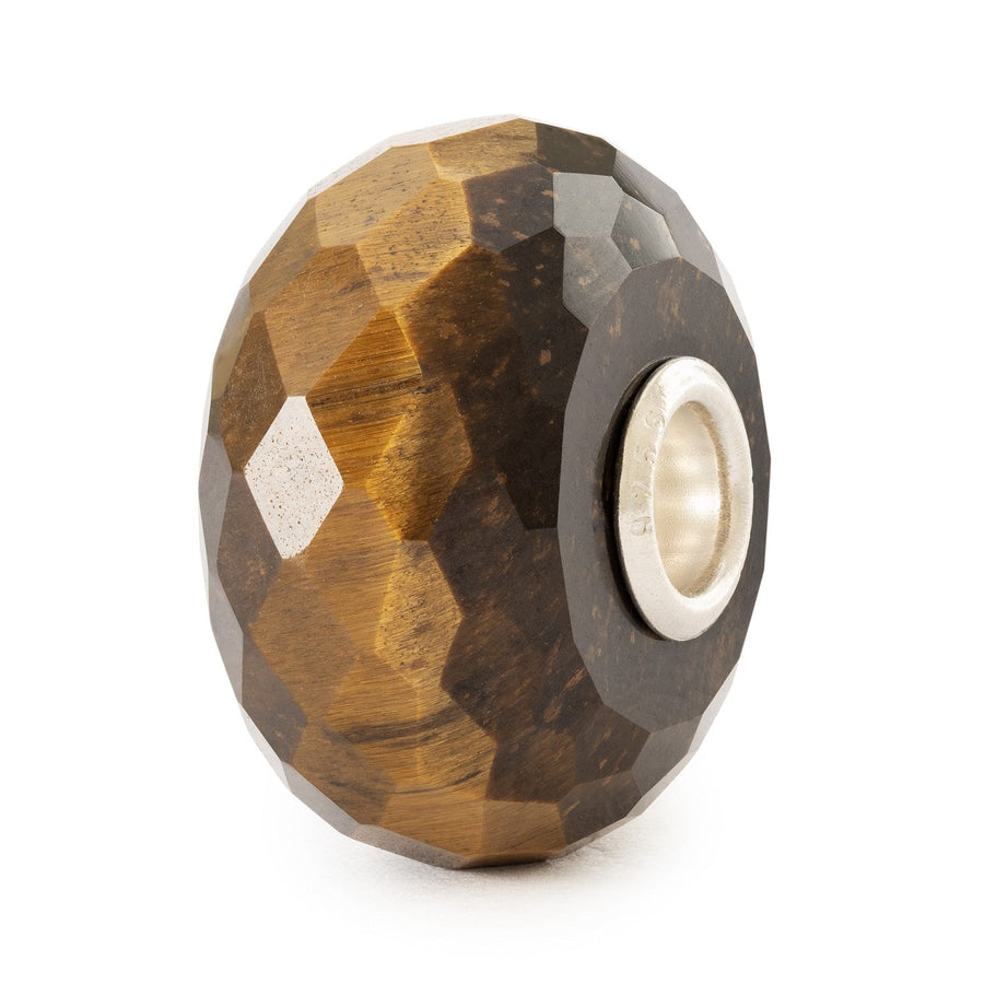 Trollbeads Bead Occhio di Tigre Giallo sfaccettato