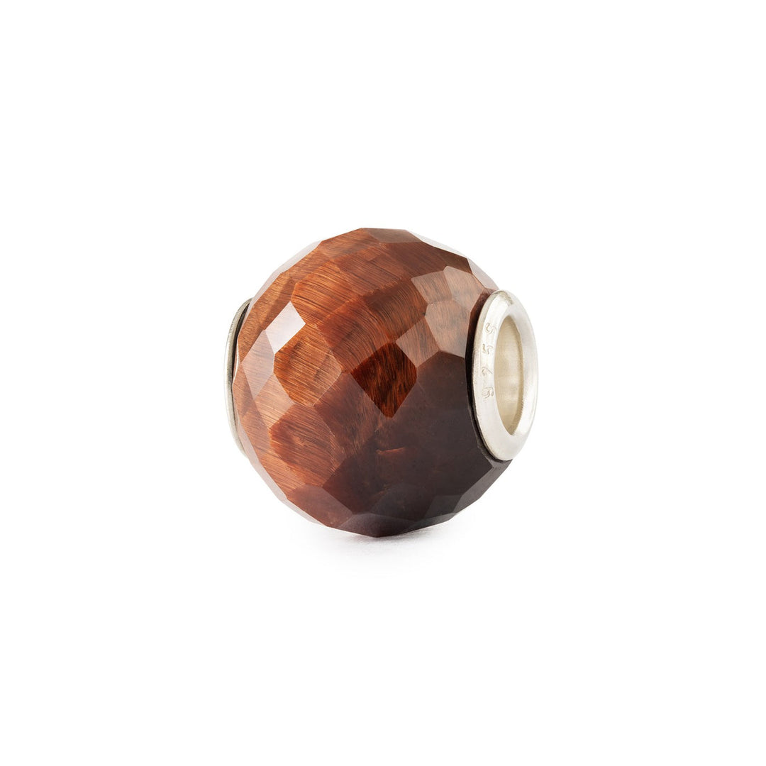 Trollbeads Bead Occhio di Tigre Rosso Rotondo Sfaccettato - dettaglio 2