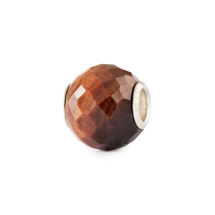 Trollbeads Bead Occhio di Tigre Rosso Rotondo Sfaccettato - dettaglio 2