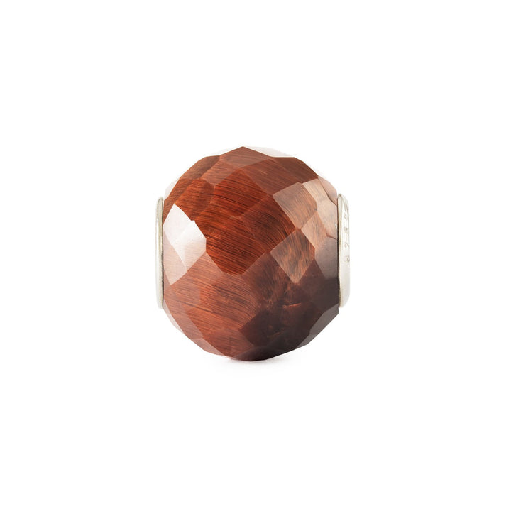 Trollbeads Bead Occhio di Tigre Rosso Rotondo Sfaccettato - dettaglio 3