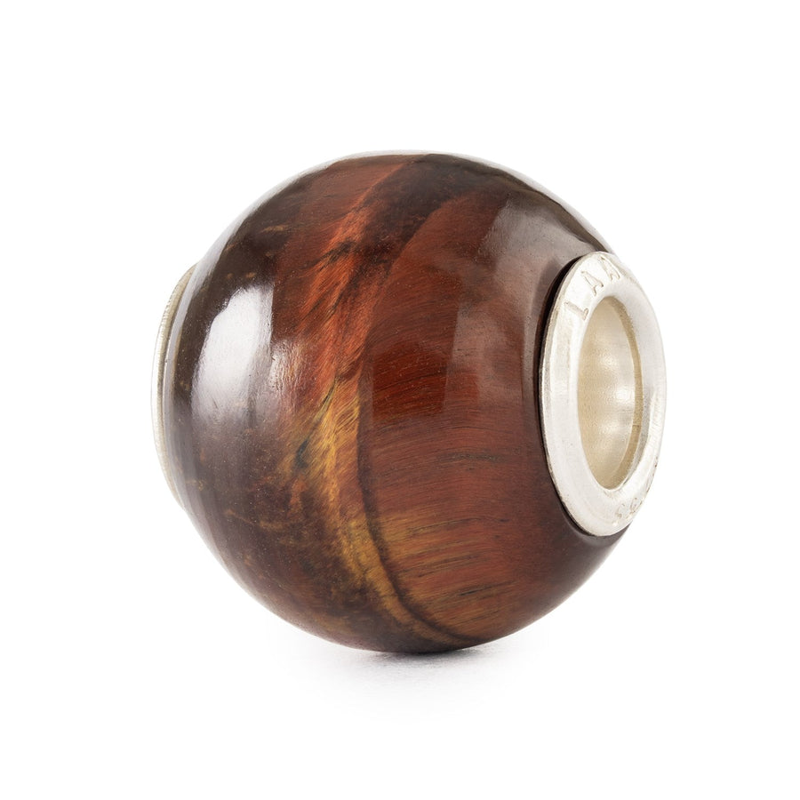 Trollbeads Bead Occhio di Tigre Rosso Rotondo