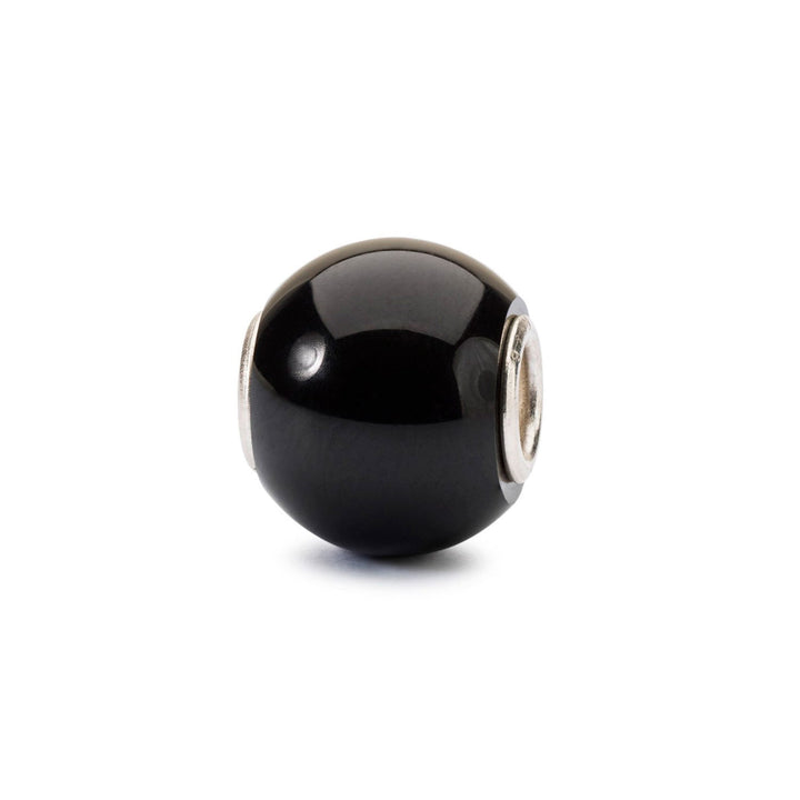 Trollbeads Bead Onice Nero Rotondo - Pietra naturale