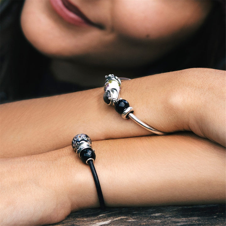 Trollbeads Bead Onice Nero Sfaccettato Rotondo - dettaglio 1