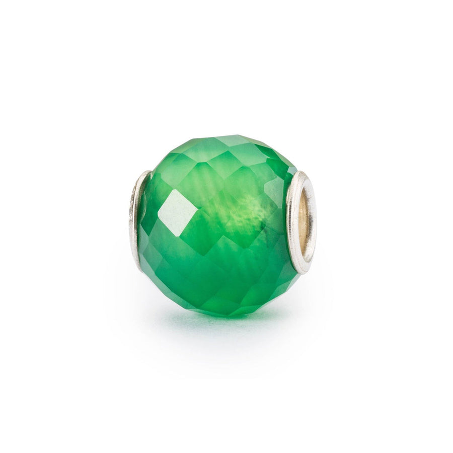 Trollbeads Bead Onice Verde Rotondo Sfaccettato