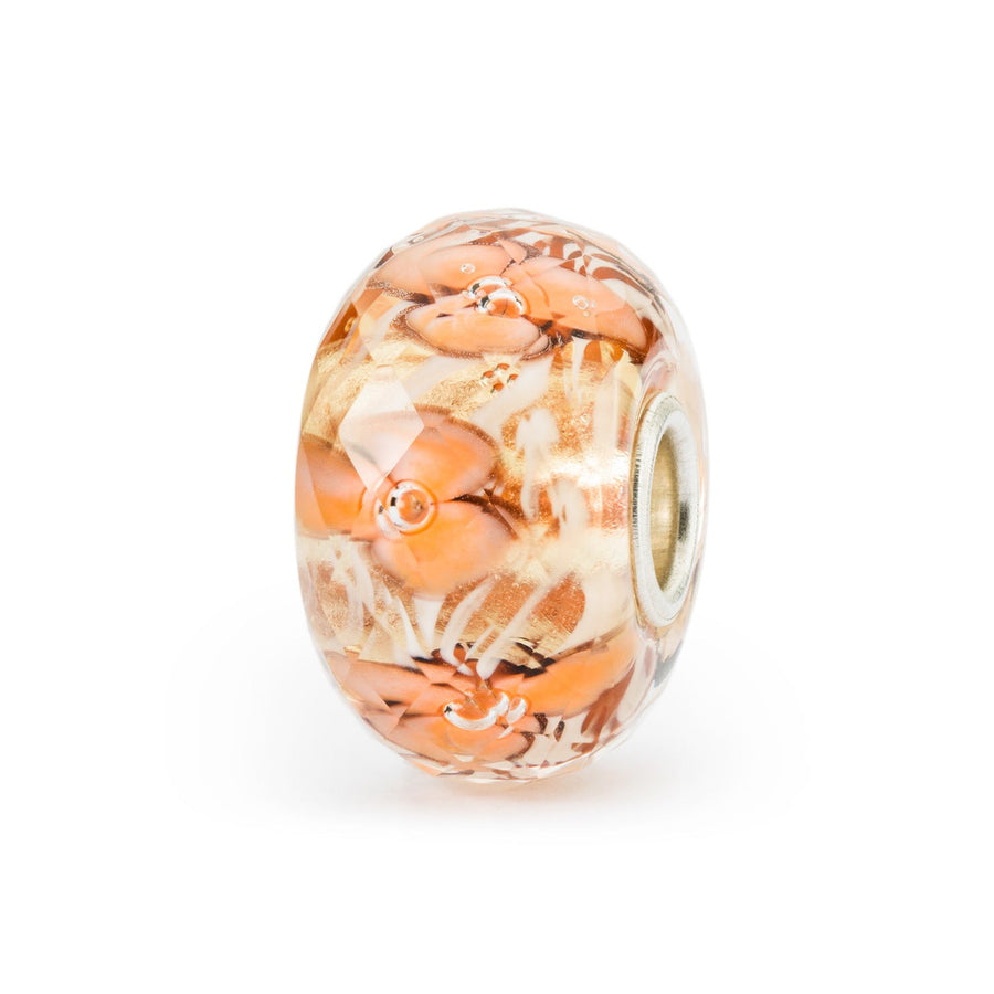 Trollbeads Bead Orchidea Corallo sfaccettato