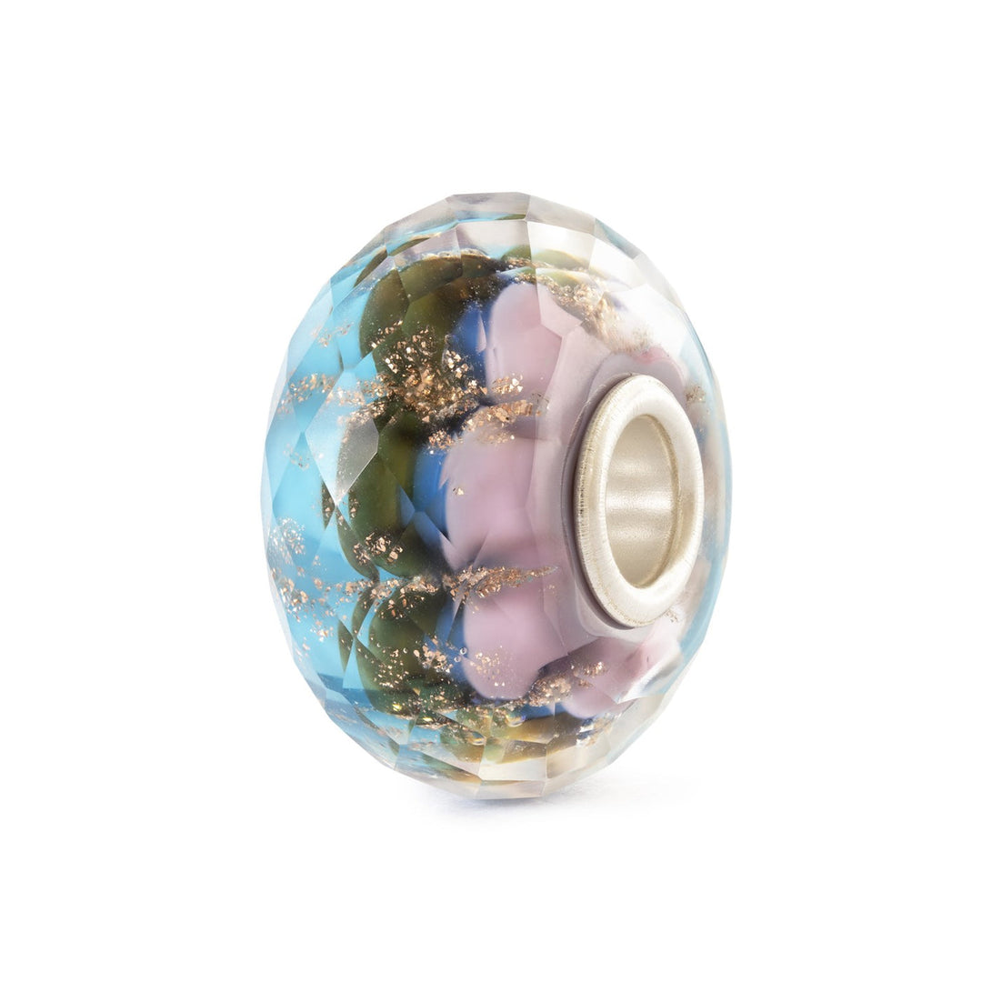 Trollbeads Bead Orizzonte Mistico sfaccettato - Vetro sfaccettato lavorato a mano