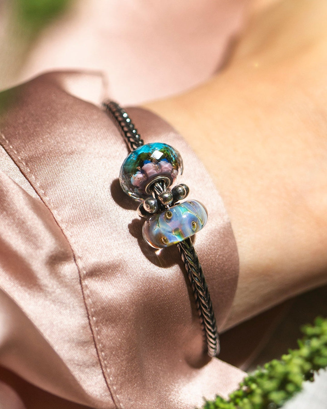 Trollbeads Bead Orizzonte Mistico sfaccettato - dettaglio 1