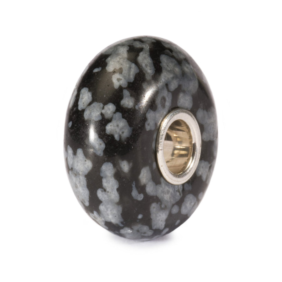 Trollbeads Bead Ossidiana Fiocco di Neve
