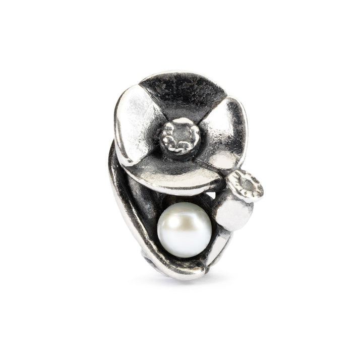 Trollbeads Bead Papavero d’Agosto - Argento 925
