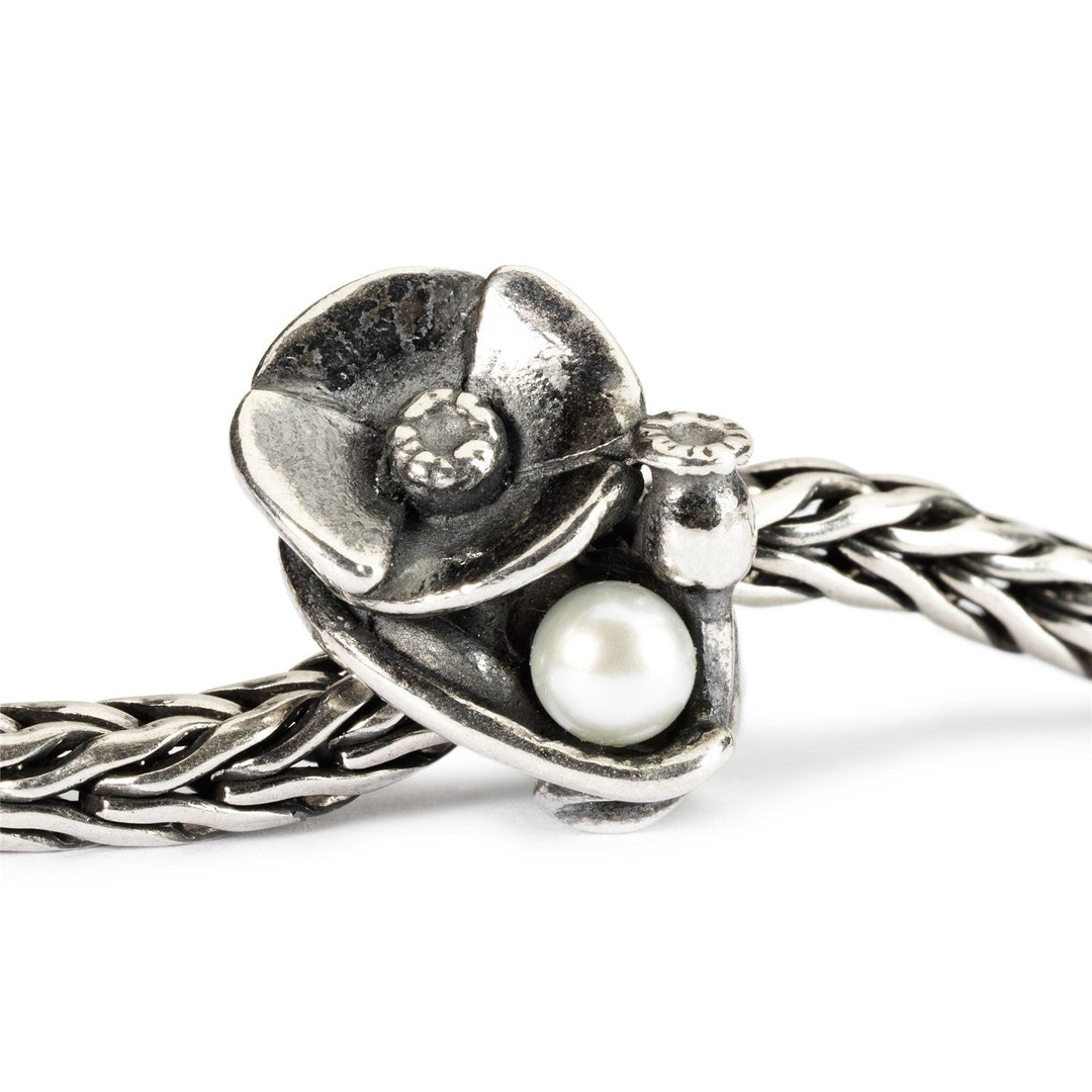 Trollbeads Bead Papavero d’Agosto - dettaglio 2