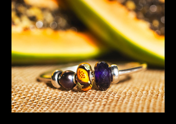 Trollbeads Bead Papaya - dettaglio 2