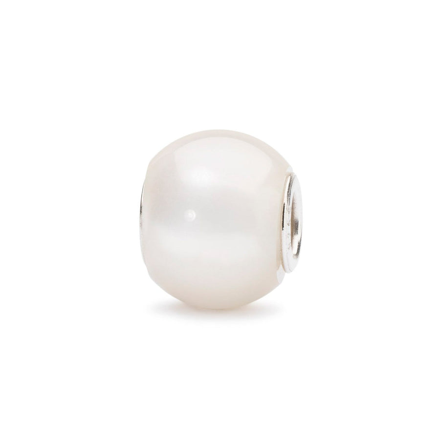 Trollbeads Bead Pietra di Luna Bianca Rotonda