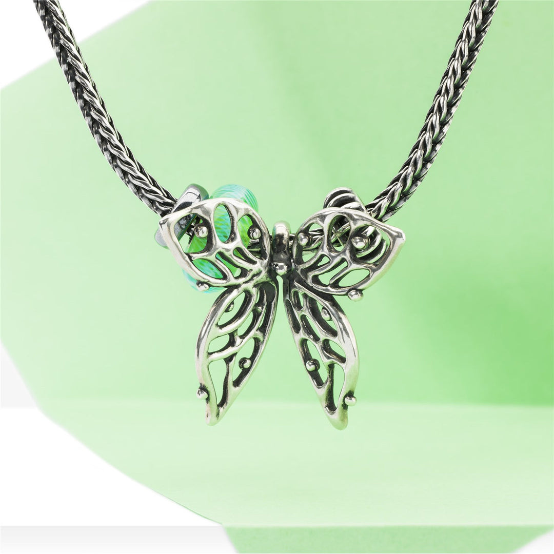 Trollbeads Bead Piuma Turchese - dettaglio 2