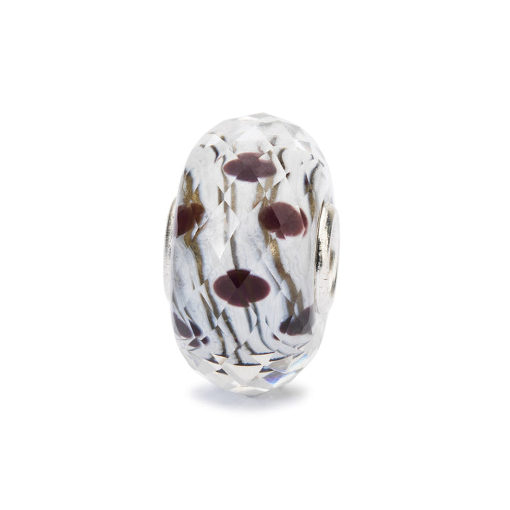 Trollbeads Bead Polo Nord sfaccettato - Vetro sfaccettato lavorato a mano