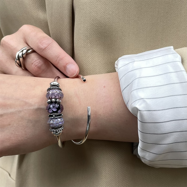 Trollbeads Power Bangle Ametista - dettaglio 2