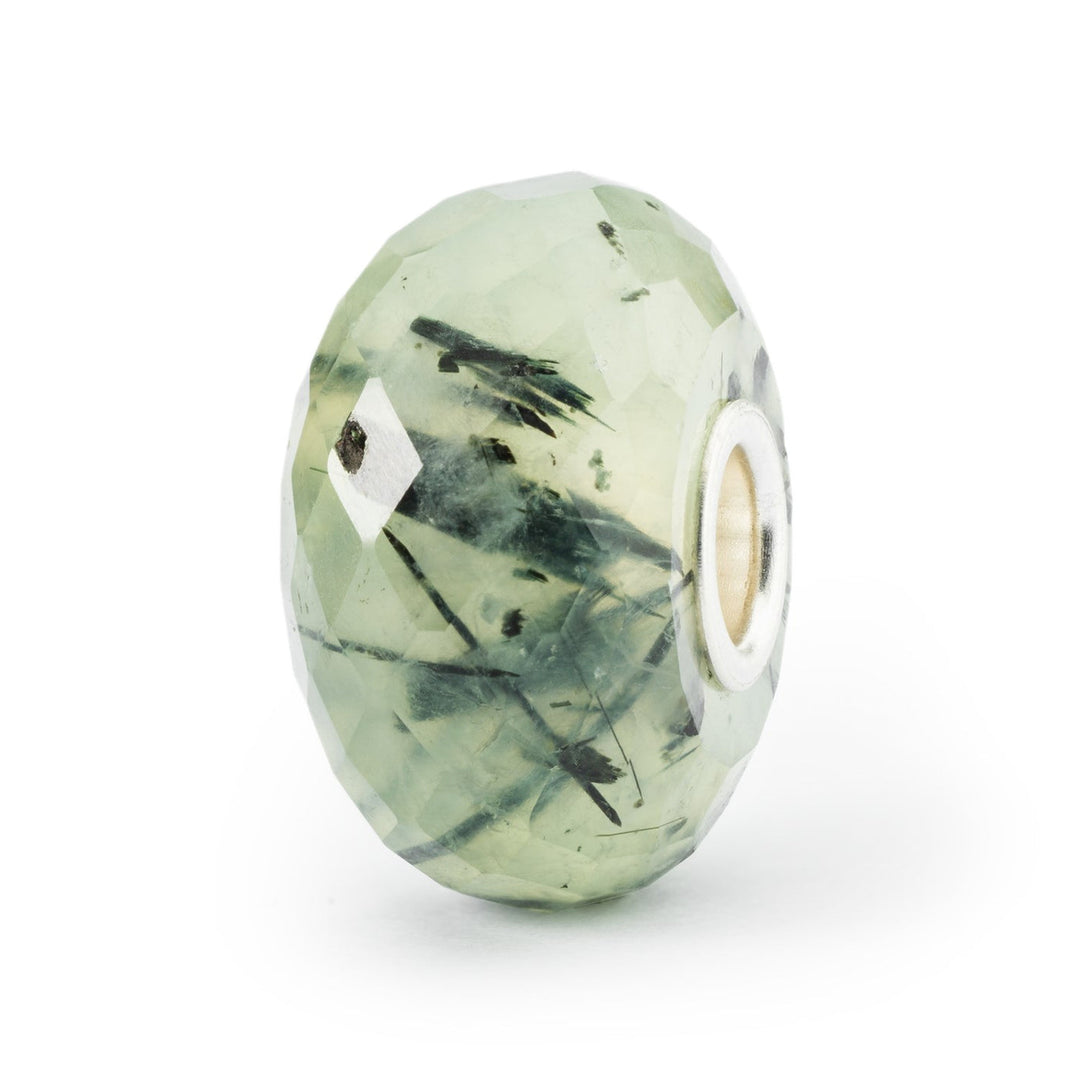 Trollbeads Bead Prenite con Quarzo Tormalinato sfaccettato - dettaglio 2